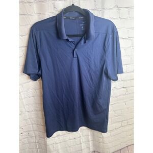 Nike Golf Dri-FIT Polo Shirt Athletic Fit Performance‎ Blue Small